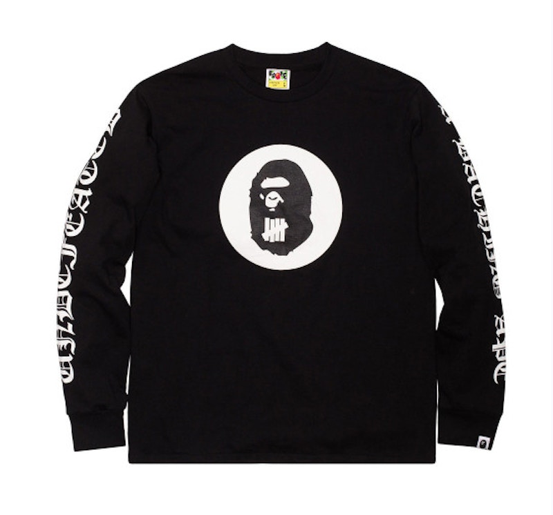 bape x undefeated long sleeve