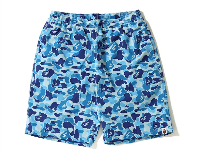 BAPE ABC Camo Beach Shorts Green Men's - US