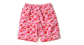 BAPE ABC Beach Shorts Pink