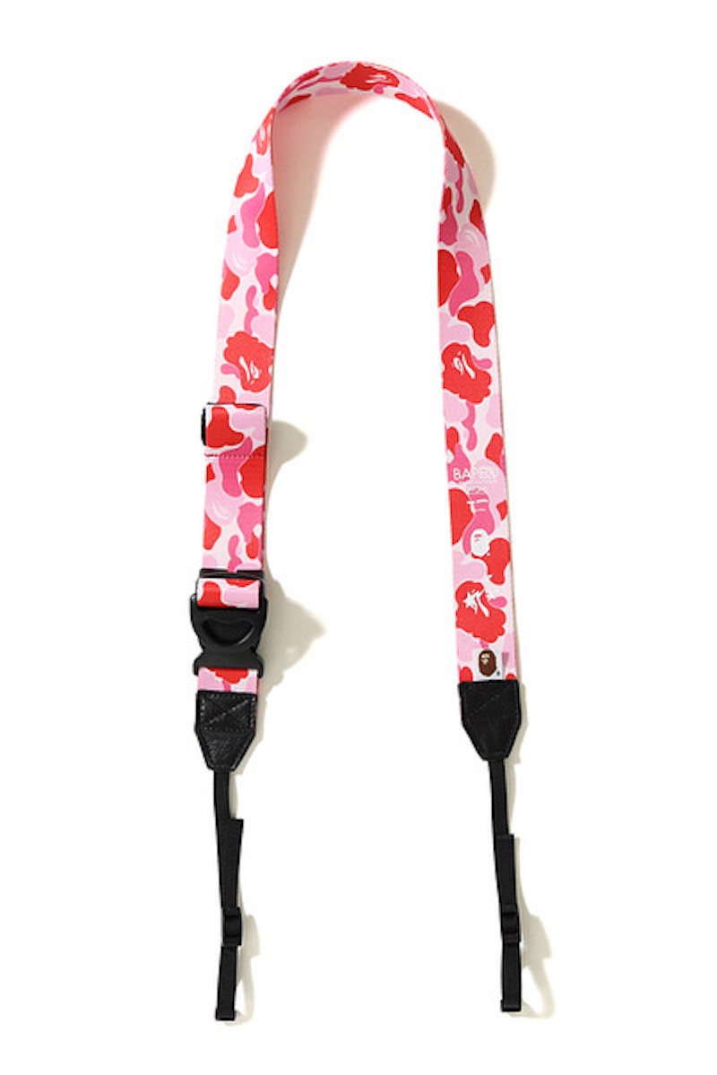 BAPE ABC Camera Wide Strap Pink