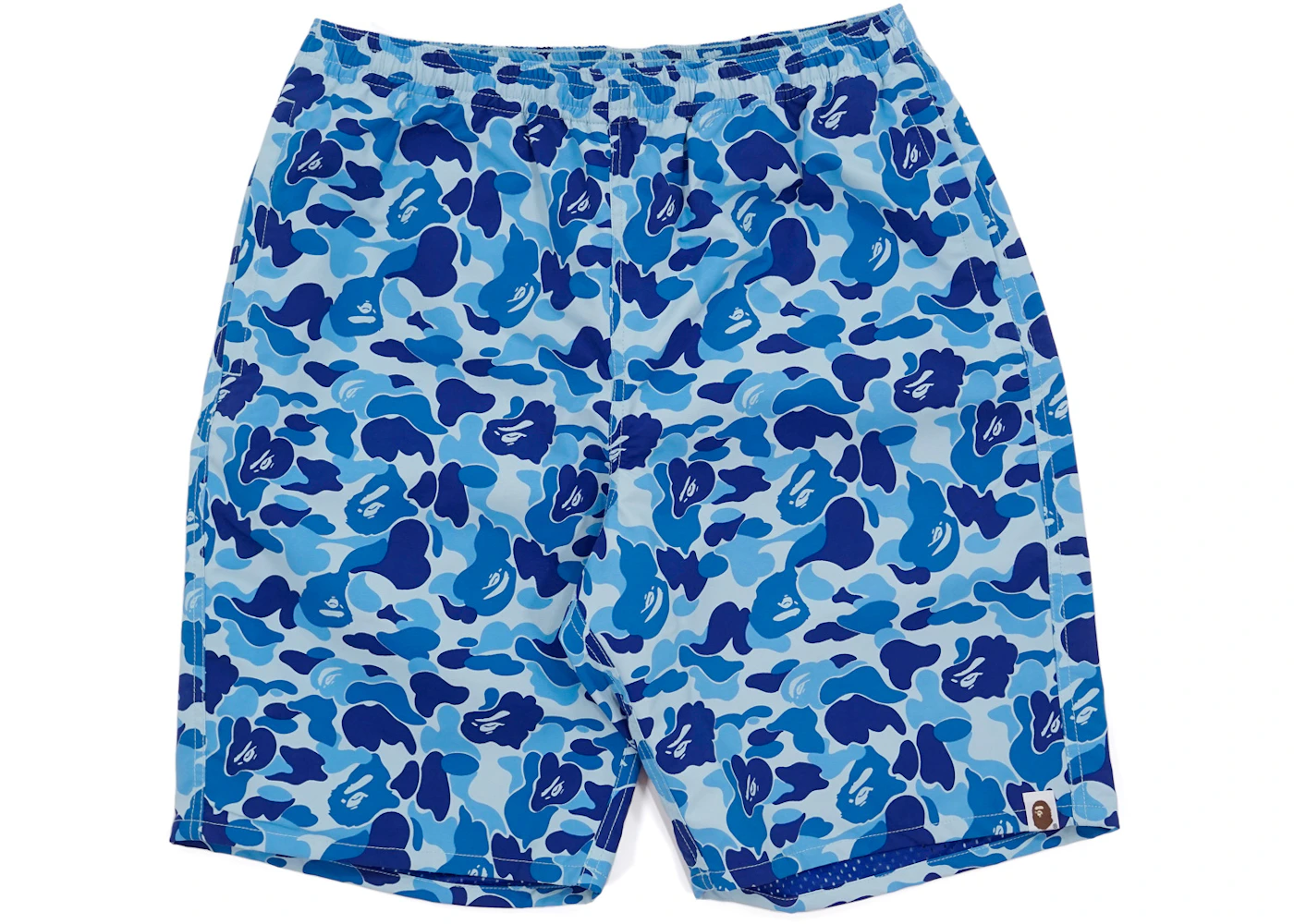 BAPE ABC Camo Beach Shorts Light Blue Men's US