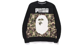 BAPE X Puma ABC Camo Crewneck Sweatshirt Green/Black