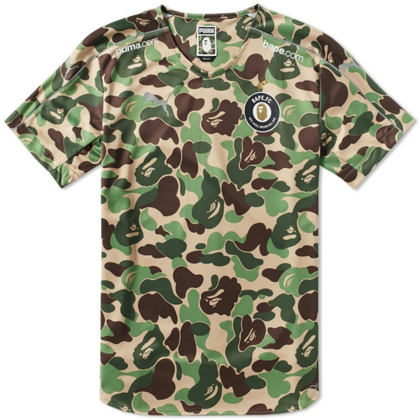BAPE X ABC FC Replica Jersey Shirt Green - メンズ -