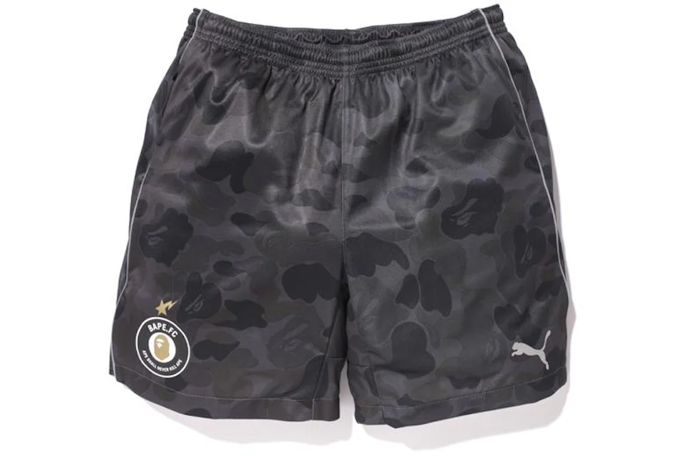 BAPE X Puma ABC Camo FC Replica Shorts Black