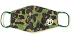 BAPE ABC Camo Face Mask Green