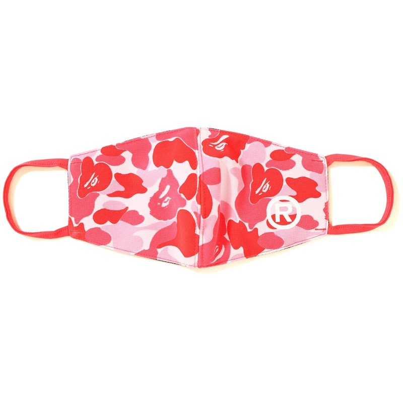 BAPE ABC Camo Face Mask Pink Men's - SS19 - US