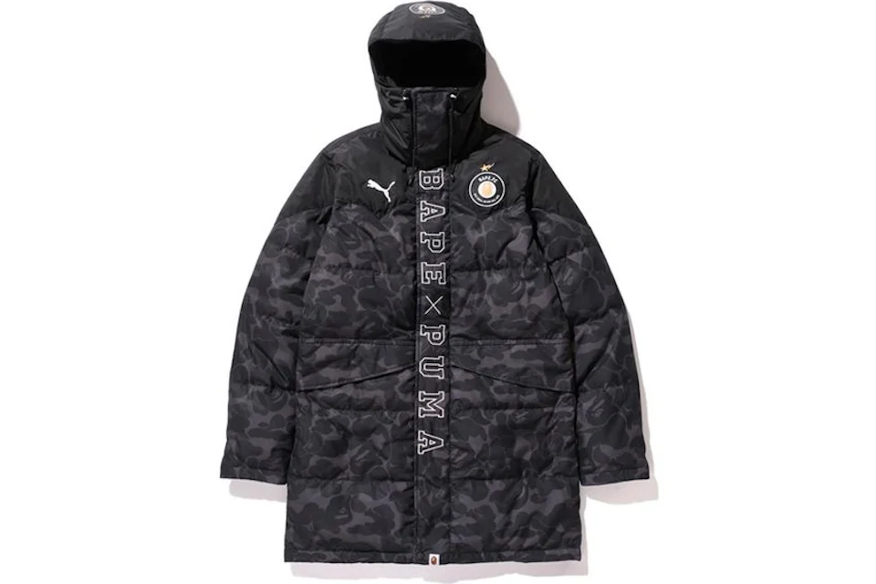 Bape x puma long coat Clearance