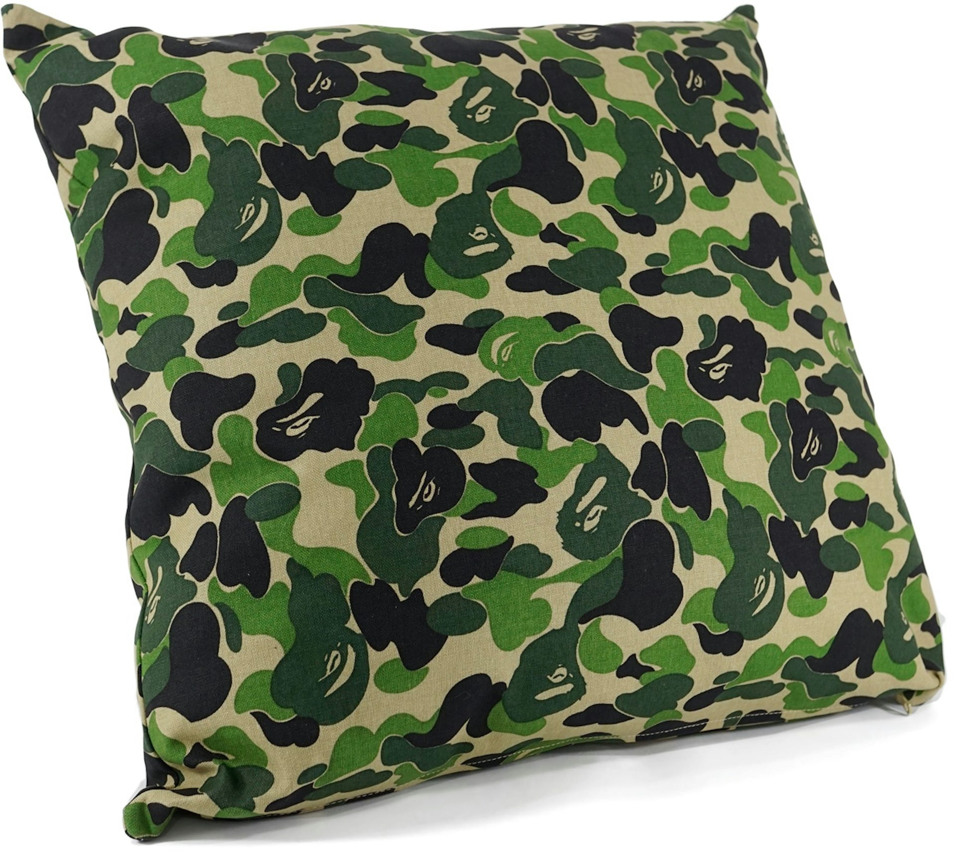 Green Bape Arm Square Pillowcase Cushion Cover cute Zipper Home