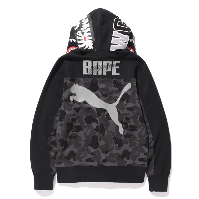 Puma bape shop shark hoodie