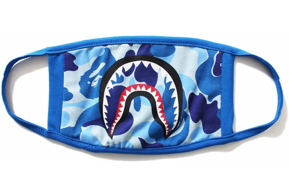 BAPE ABC Camo Shark Mask Blue