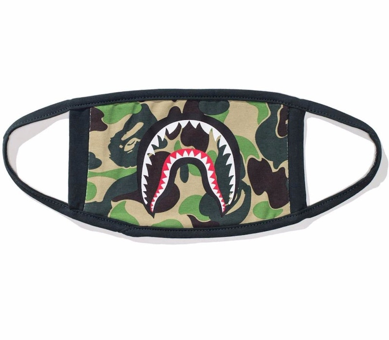 BAPE ABC Camo Shark Mask Green Men's - FW18 - US