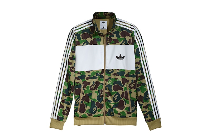 BAPE X adidas ABC Camo Track Jacket Green Men's - FW16 - US