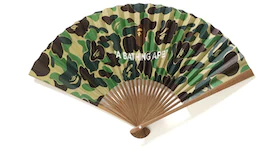 BAPE ABC Japanese Folding Fan Green