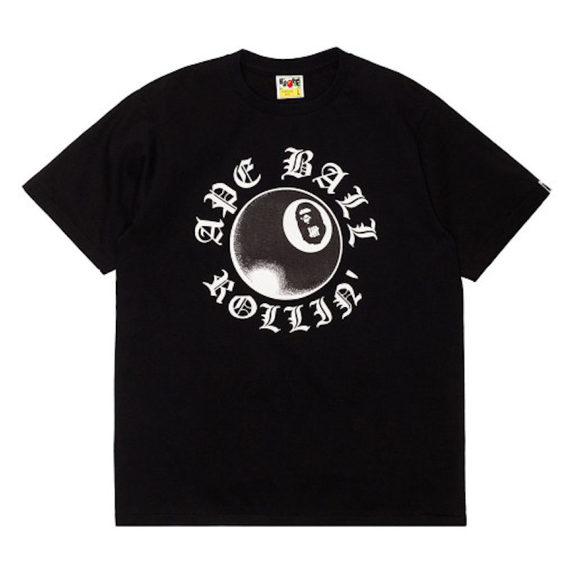 BAPE X Undefeated Mr Cartoon Ape Ball Tee Black Men's - SS15 - US