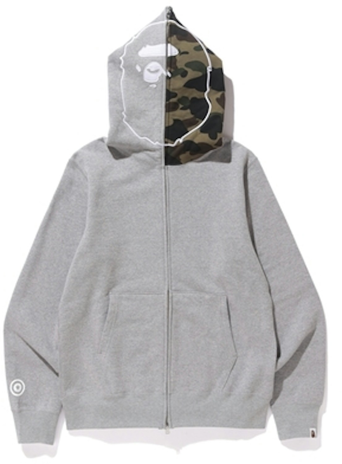 Bape gray hoodie Outlet