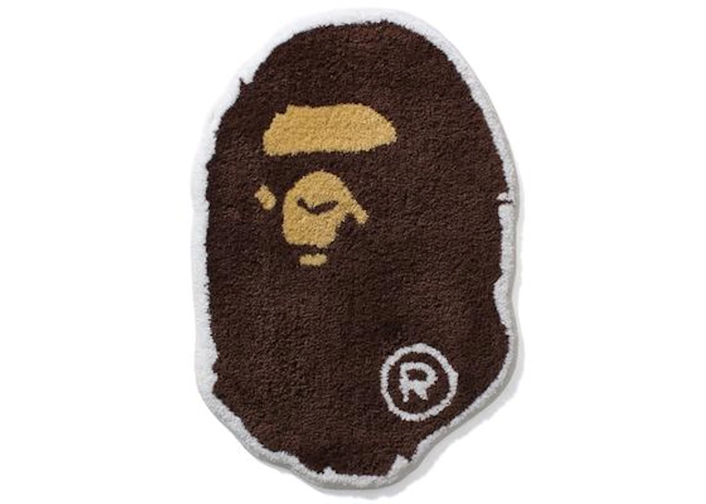BAPE Ape Head Rug Brown US