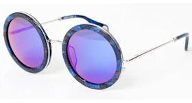 BAPE BS13027 Sunglasses Blue