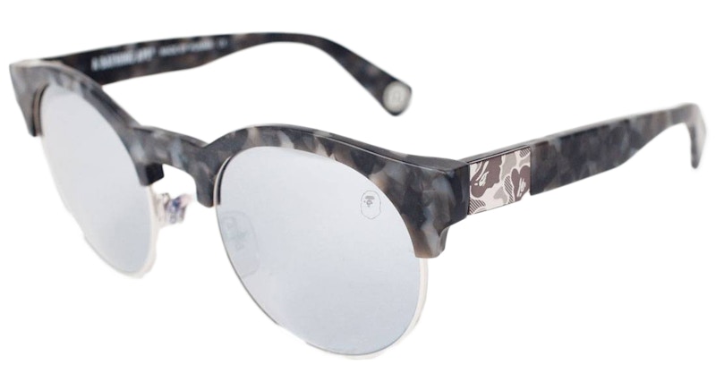 Pre-owned Bape Bs13038 Sunglasses In Gray