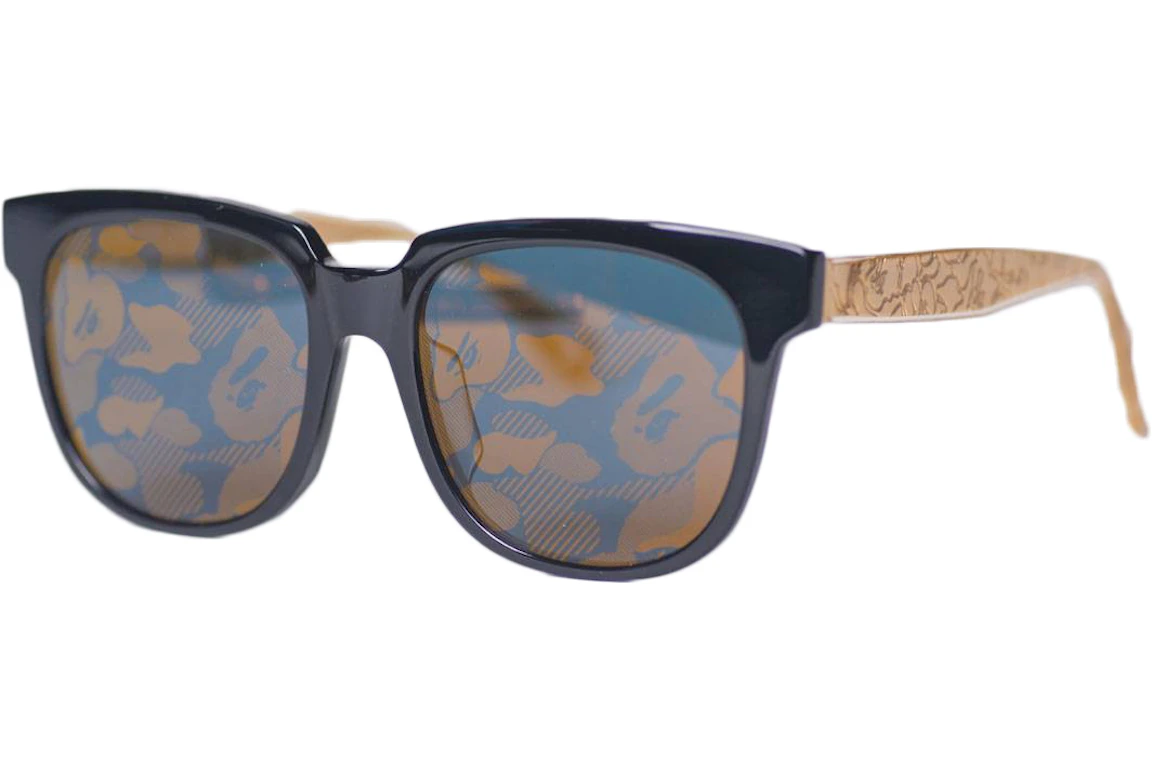 BAPE BS13073 2017 New Year Edition Sunglasses Black/Gold