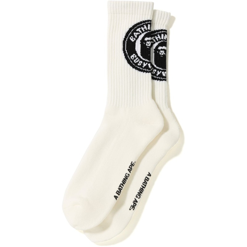 BAPE BWS Socken Weiß