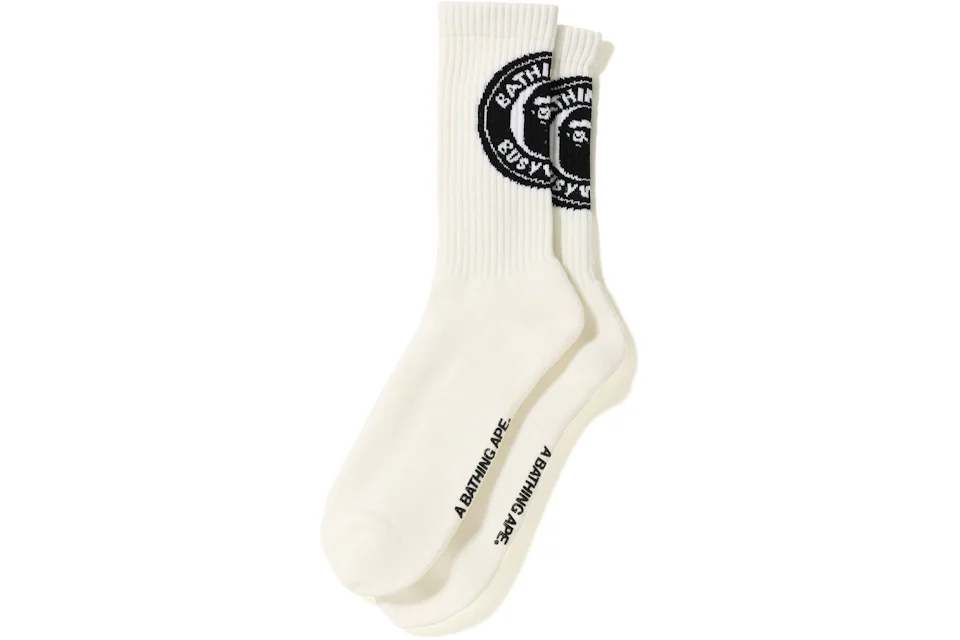 BAPE BWS Socks White