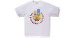BAPE X The Simpsons Baby Milo and Family Break Through Tee White