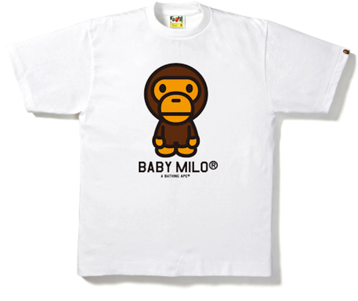 BAPE Baby Milo Tee White Men's - US