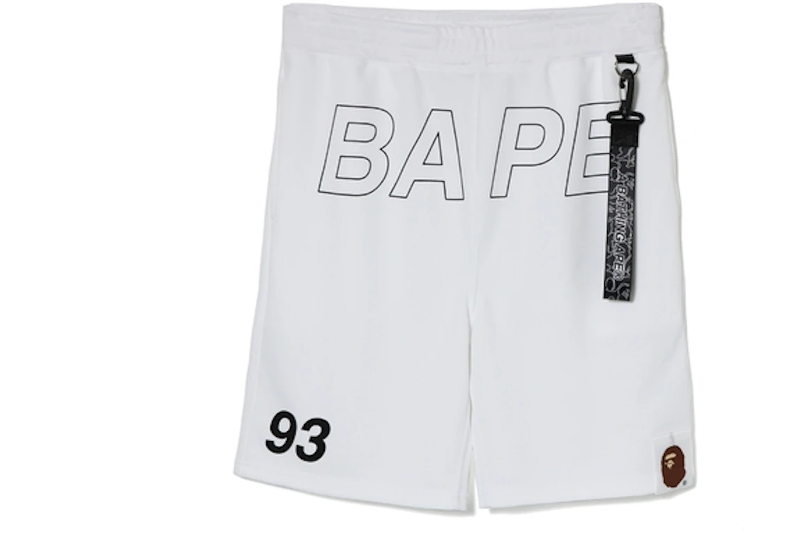 BAPE Bape Sweat Shorts White