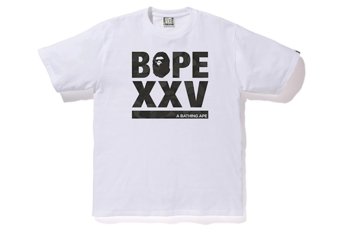 BAPE Bapexclusive Aoyama XXV Tee White