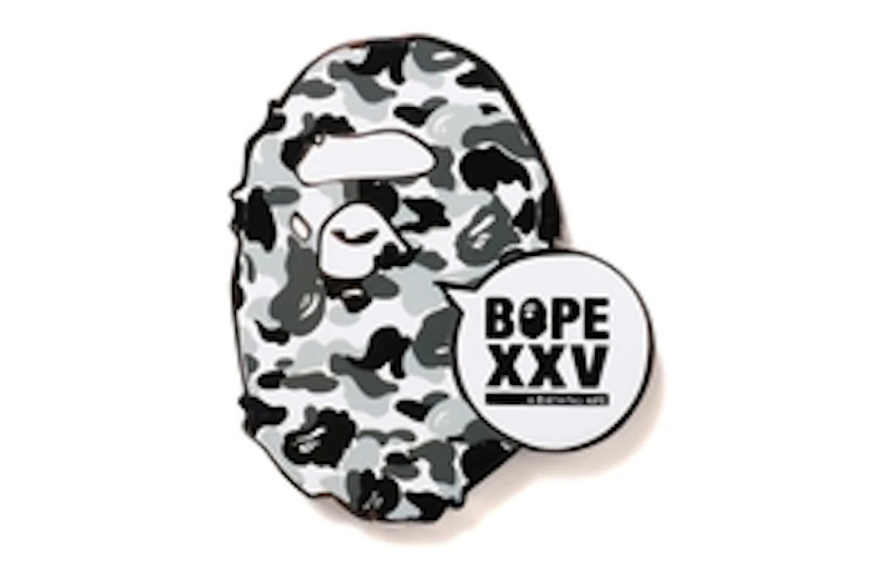 Bape Bapexclusive Kyoto Xxv Ape Head Pintrill Pins White Fw18 Tw Bape Bapexclusive Kyoto Xxv Ape Head Pintrill Pins White Fw18 Tw