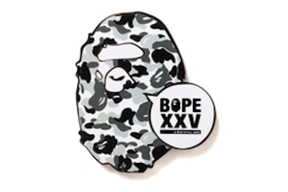 BAPE Bapexclusive Kyoto XXV Ape Head Pintrill Pins White