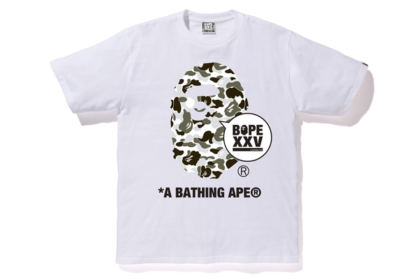 BAPE Bapexclusive Kyoto XXV Ape Head Tee White - FW18 Men's - US