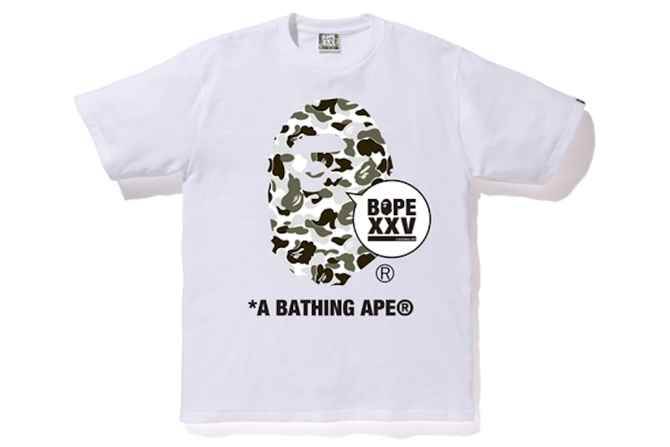 Bape Bapexclusive Kyoto Xxv Ape Head Tee White Fw18 Tw Bape Bapexclusive Kyoto Xxv Ape Head Tee White Fw18 Tw