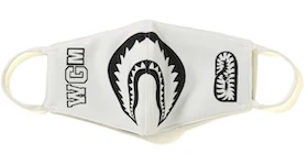 BAPE Bi Color Shark Mask White