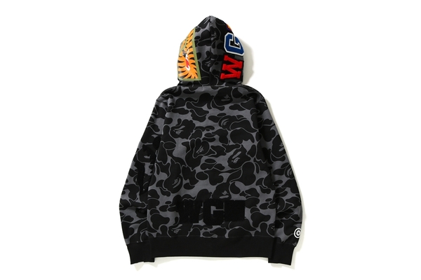 BAPE Big ABC Solid Camo Detachable Shark Black Men's - US