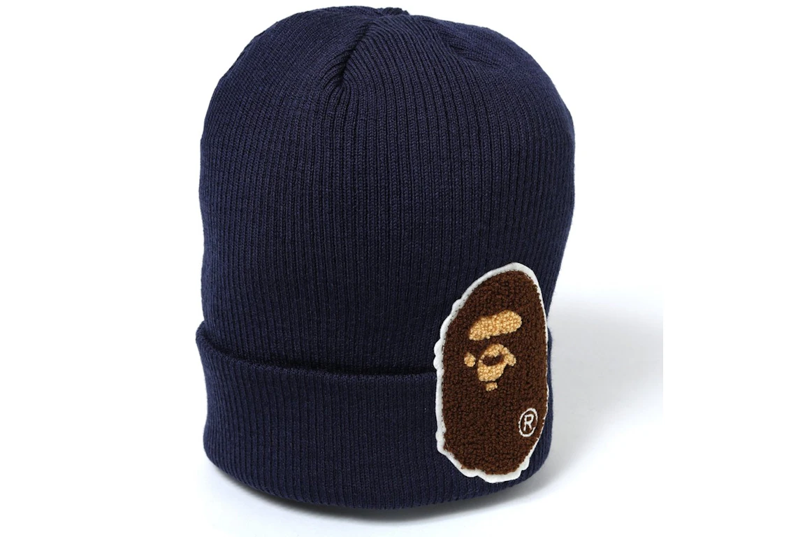 BAPE Big Ape Head Knit Cap Navy