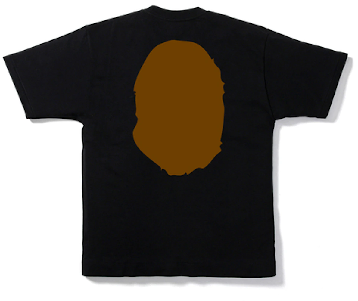 BAPE × kaws big head T-shirt Black A Bathing Ape Size S
