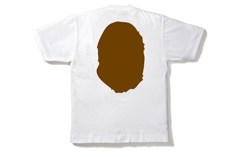 BAPE Ape Glitch Tee White