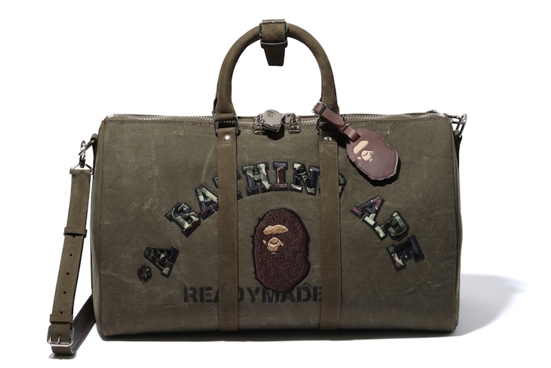 BAPE X Readymade Boston Bag Olive - FW17 - CN