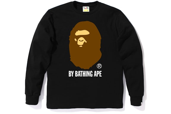 BAPE By Bathing Langarm-T-Shirt Schwarz