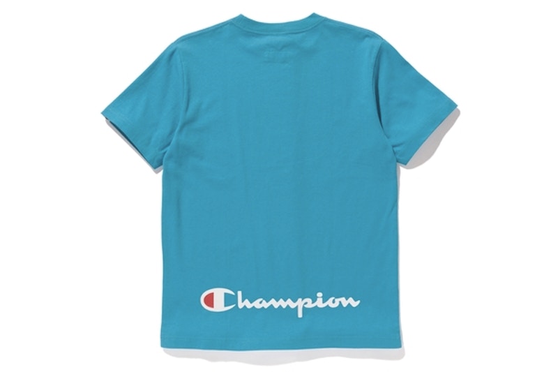 BAPE Champion Tee Championtee Blue Men's - US