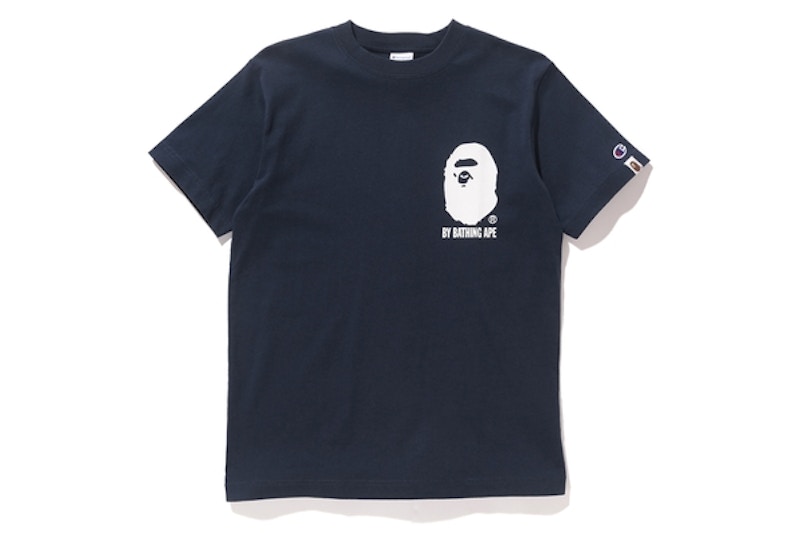 Champion x hot sale bape t shirt