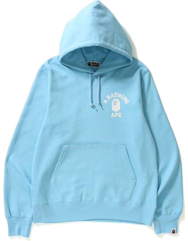 Baby blue bape hoodie 💠 V rare color way + ape - Depop