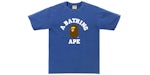 BAPE Camiseta Universitaria Azul
