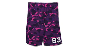 BAPE Color Camo Mesh Basketball Shorts Purple