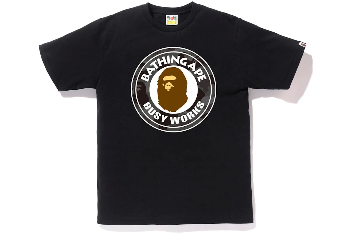 BAPE Color Camo Busy Works Tee Black/Black