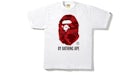 BAPE Color Camo By Bathing Tee White/Red