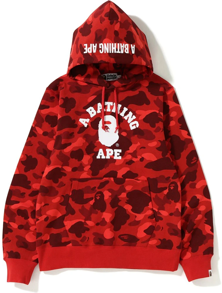 Red BAPE Hoodie - A Bathing Ape Store, Upto 40%OFF