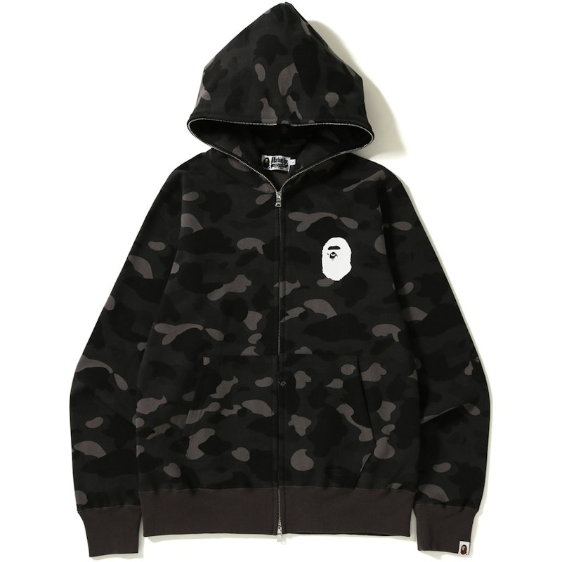 bape color camo full zip hoodie