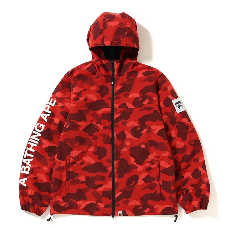 Red hot sale bape coat